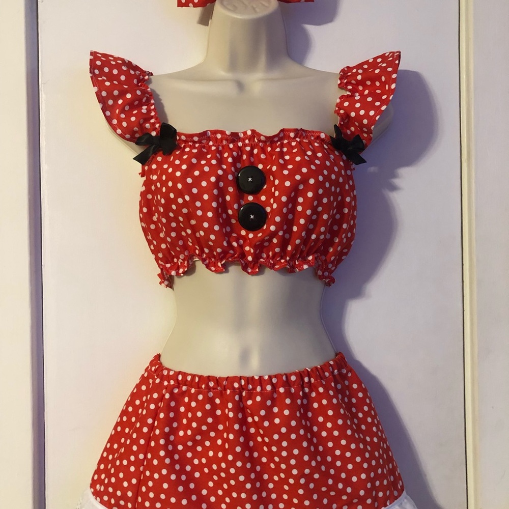 Sexy Minnie Costume Oversized Bow